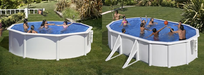 Bazény Gre Azores, ta nejlevnější možnost bazénu s výškou o 132 cm Bazény Gre Azores