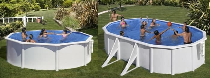 Bazény WET, nejlevnější ocelové modely Bazény WET