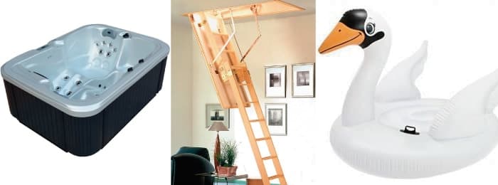 Doplňky pro domácnost, Spa, a volnočasové aktivity Domácnost