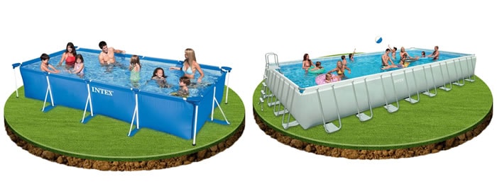 Obdélníkové Nadzemní Bazény