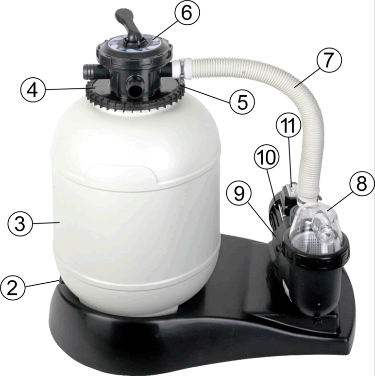 Náhradní Díly Pískové Filtrace Gre AR7051