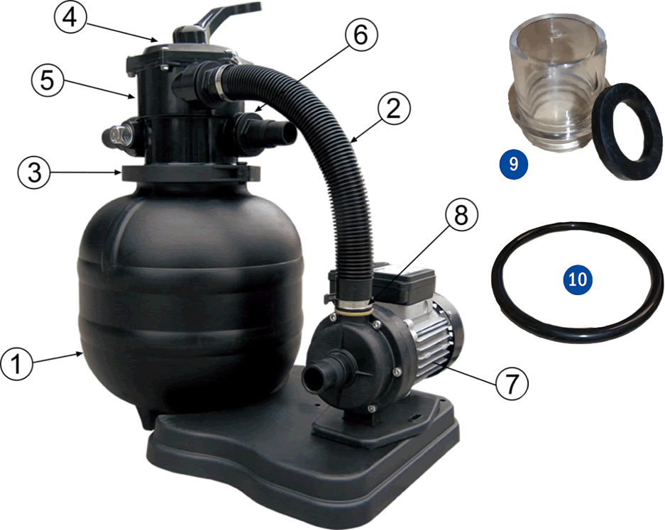 Náhradní Díly Pískové Filtrace Gre FAE300