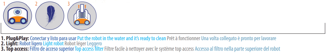 Automatický bazénový vysavač Kayak Clever Gre s Top Access RKC100J